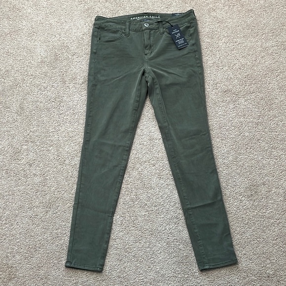 American Eagle Outfitters Denim - American Navy Army Green Jeggings - NWT